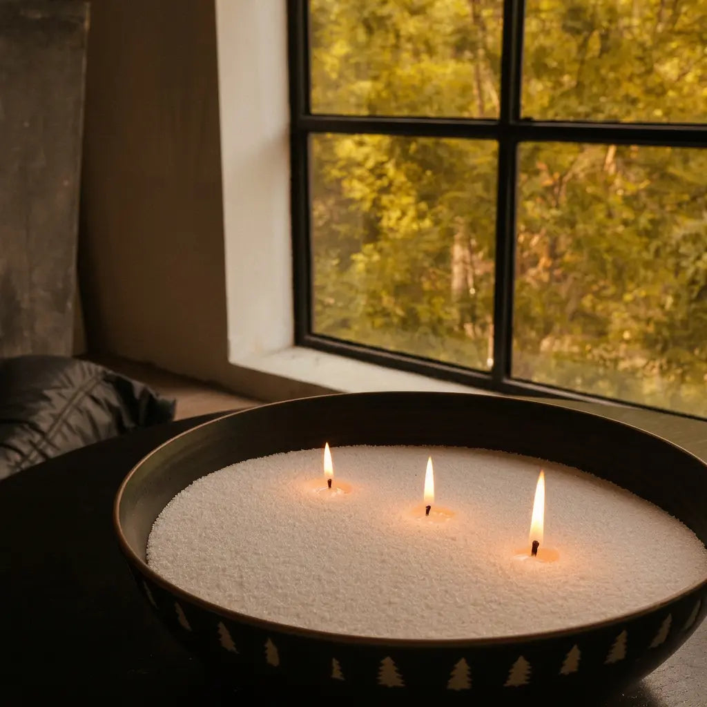 Classic 18oz Pearl Candle + Wick Extinguisher Set