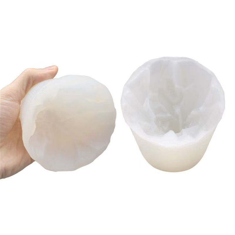 Silicone Iceberg Candle Mold for DIY Candle Making, Unique Decorative Candle Design