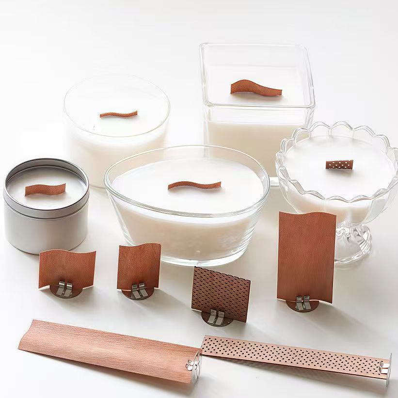 Wooden Wick Holder for DIY Pearl Wax Candles