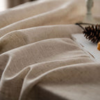 Natural Linen Tablecloth for Cozy Home Decor