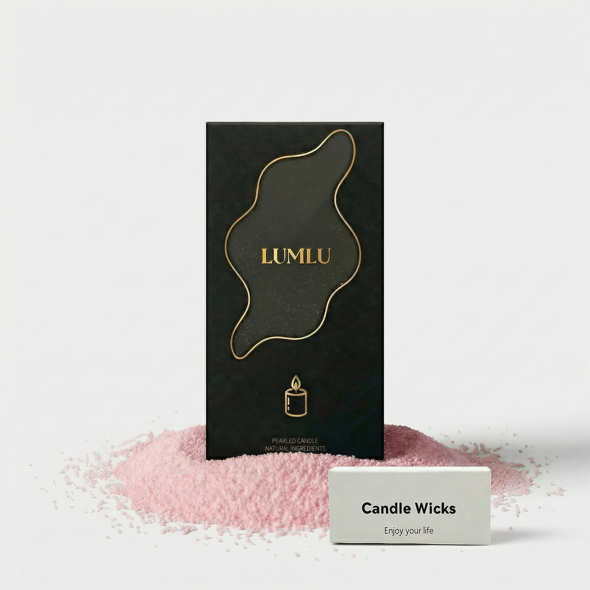 Lumlu Candle-18oz Velvet Blush Set