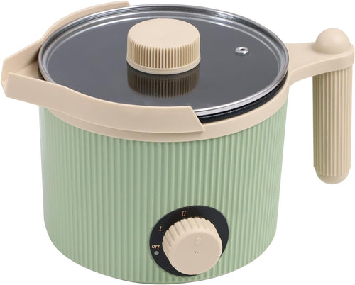 3 lb green electric wax melting pot with easy-pour spout