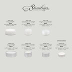 100-pack white unscented long-burning tealight candles - view 7