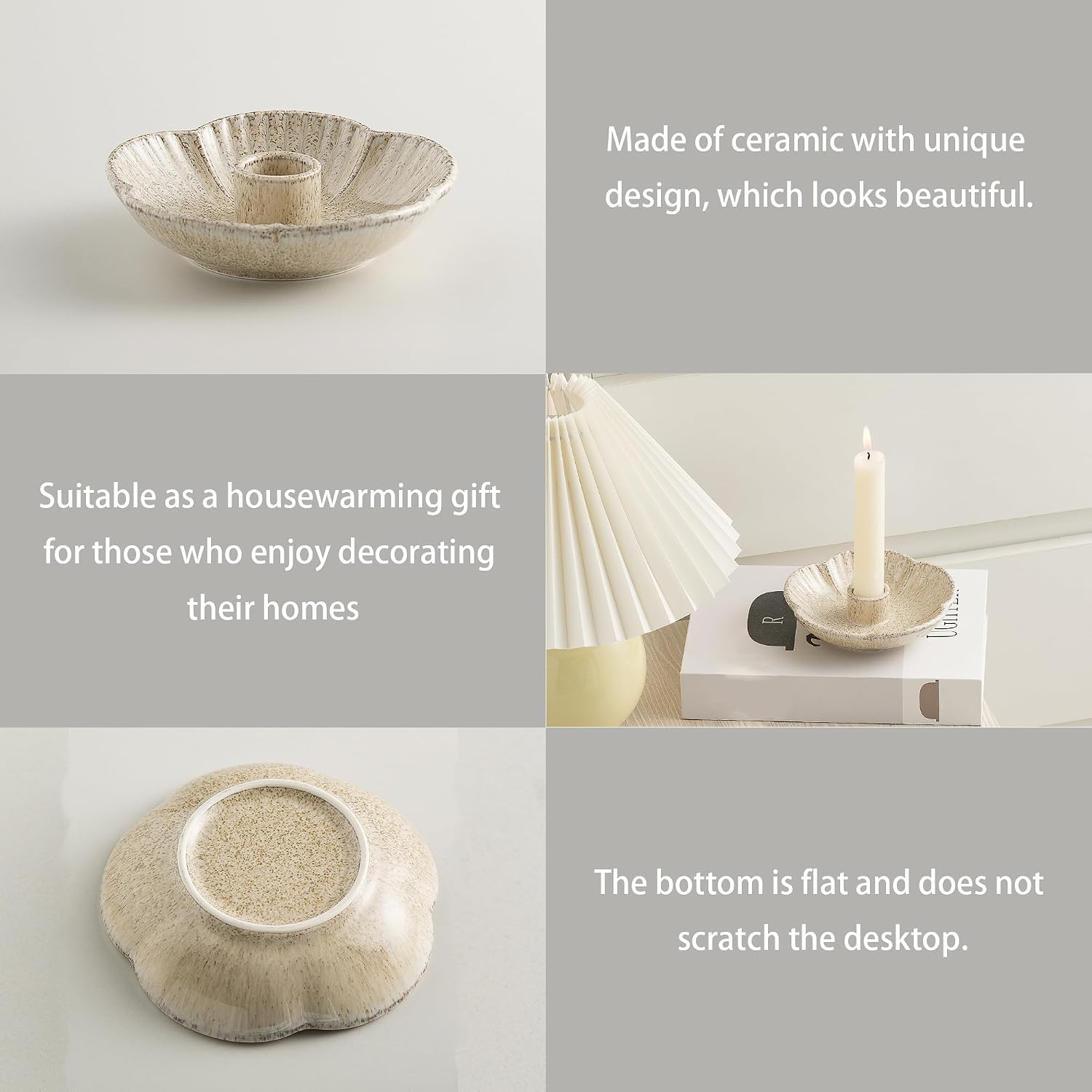 Ceramic taper holder features and uses