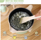 3 lb green electric wax melting pot with easy-pour spout - view 5