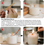 How to prepare and trim a wooden candle wick