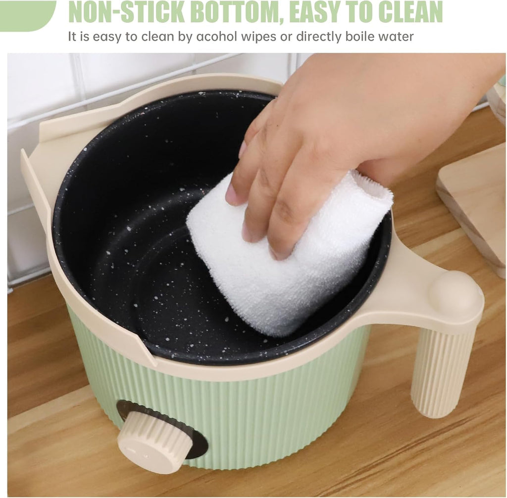 3 lb green electric wax melting pot with easy-pour spout - view 7