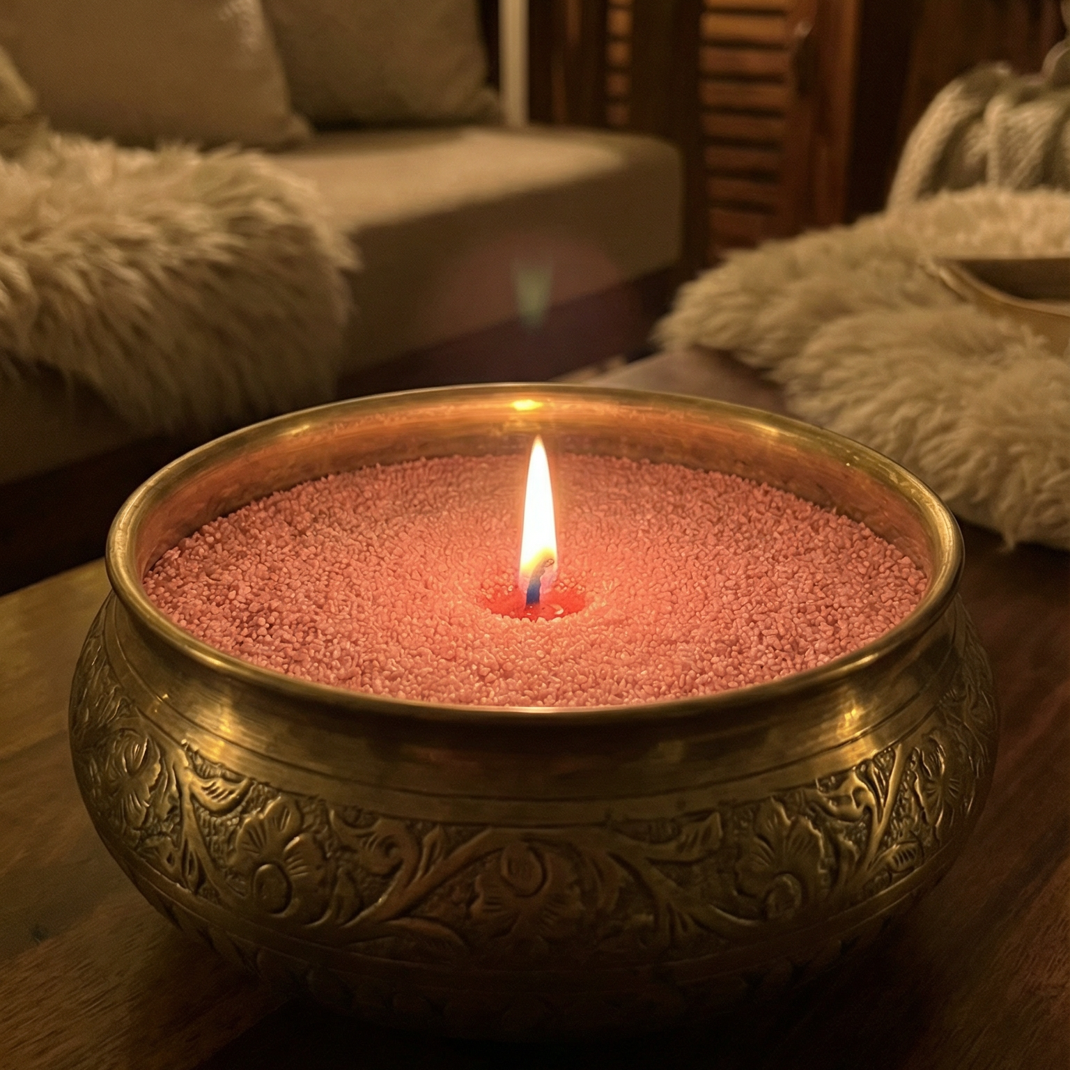 Lumlu Candle-18oz Velvet Blush Set