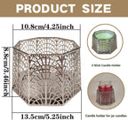 Dimensions and fit for silver jar candle holder