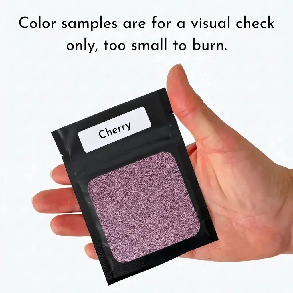 Lumlu {{color}} sand grain candle pearls, eco-friendly plant wax - {{size}}