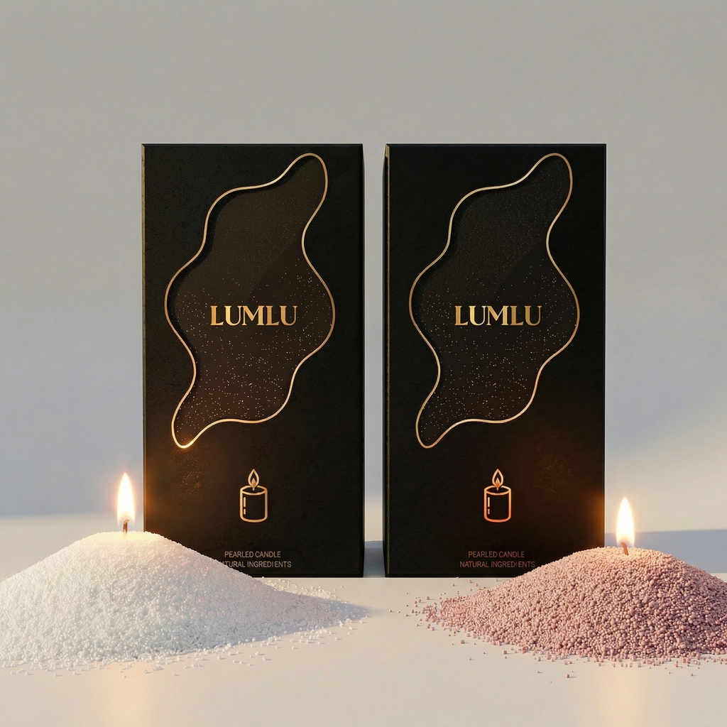 Lumlu Candle-18oz Velvet Blush Set
