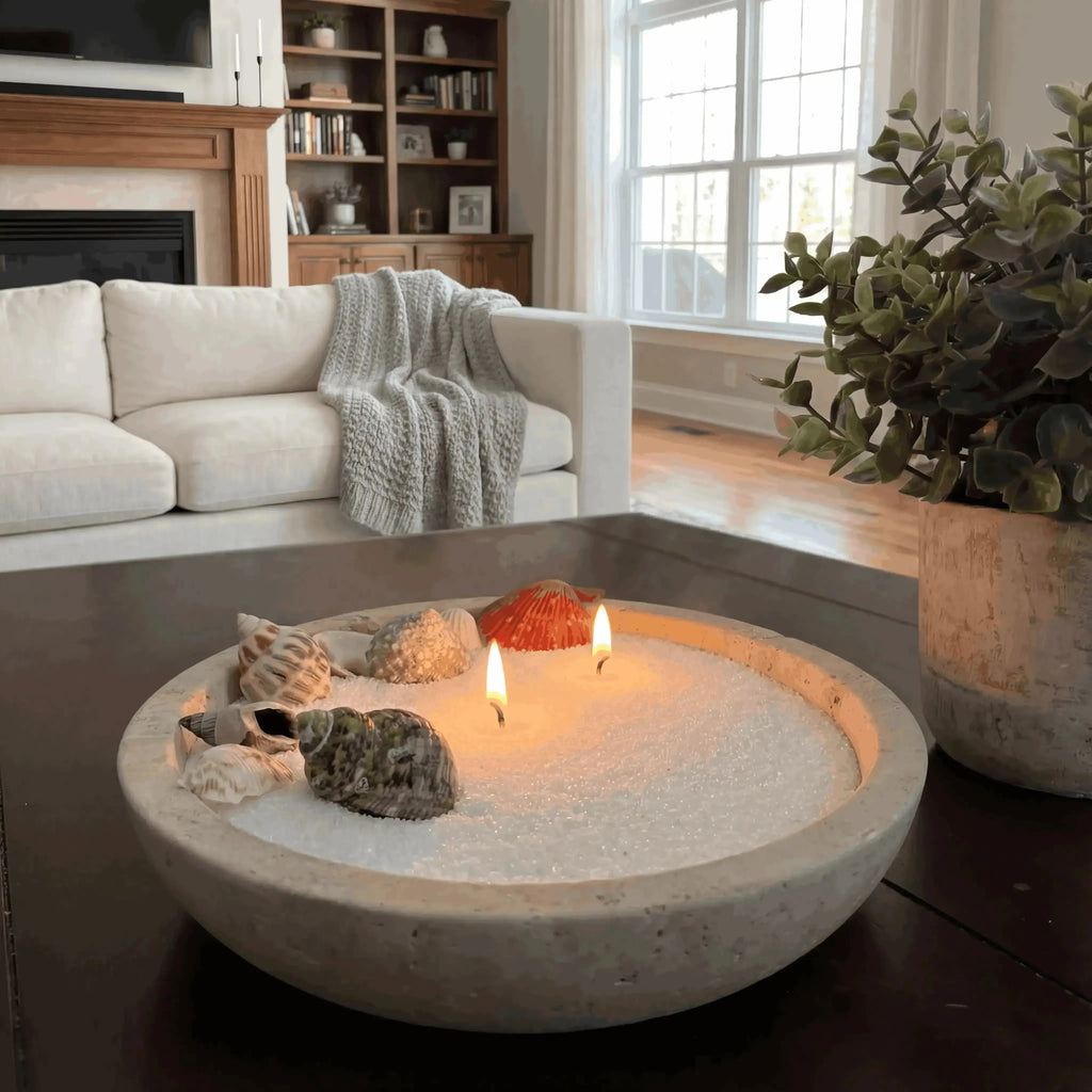 Lumlu {{color}} sand grain candle pearls, eco-friendly plant wax - {{size}}