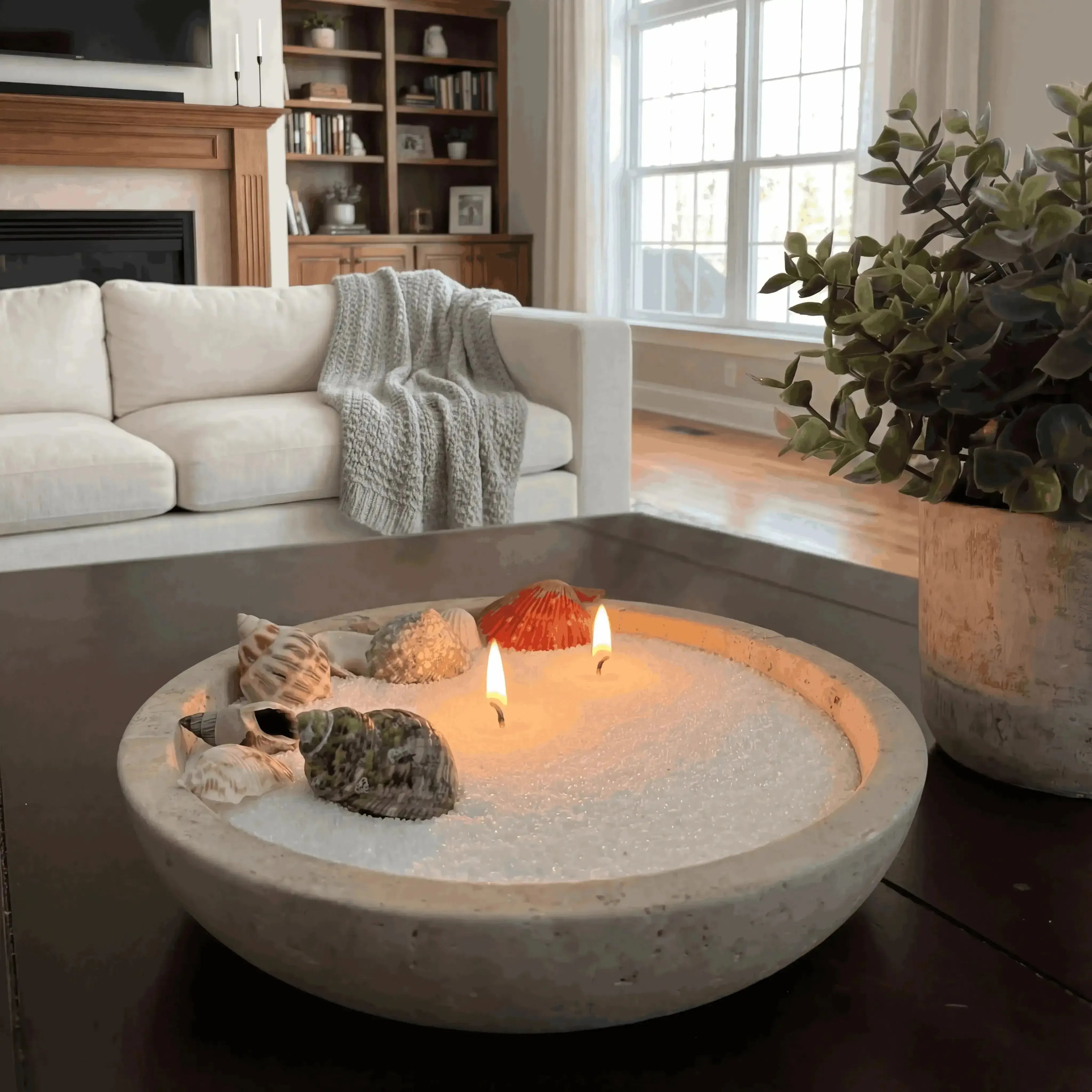 Lumlu {{color}} sand grain candle pearls, eco-friendly plant wax - {{size}}