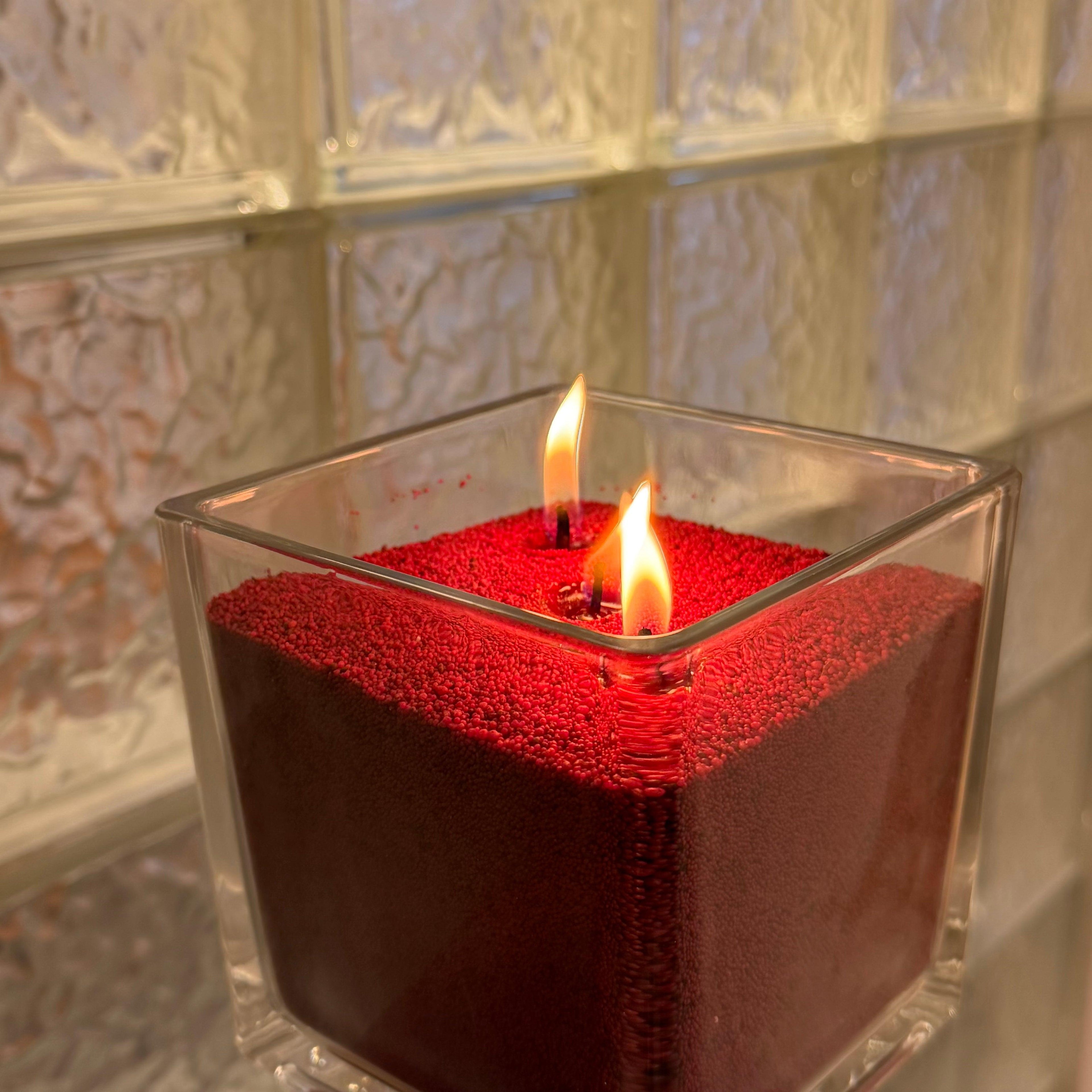 Lumlu {{color}} sand grain candle pearls, eco-friendly plant wax - {{size}}