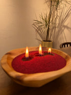 Lumlu {{color}} sand grain candle pearls, eco-friendly plant wax - {{size}}