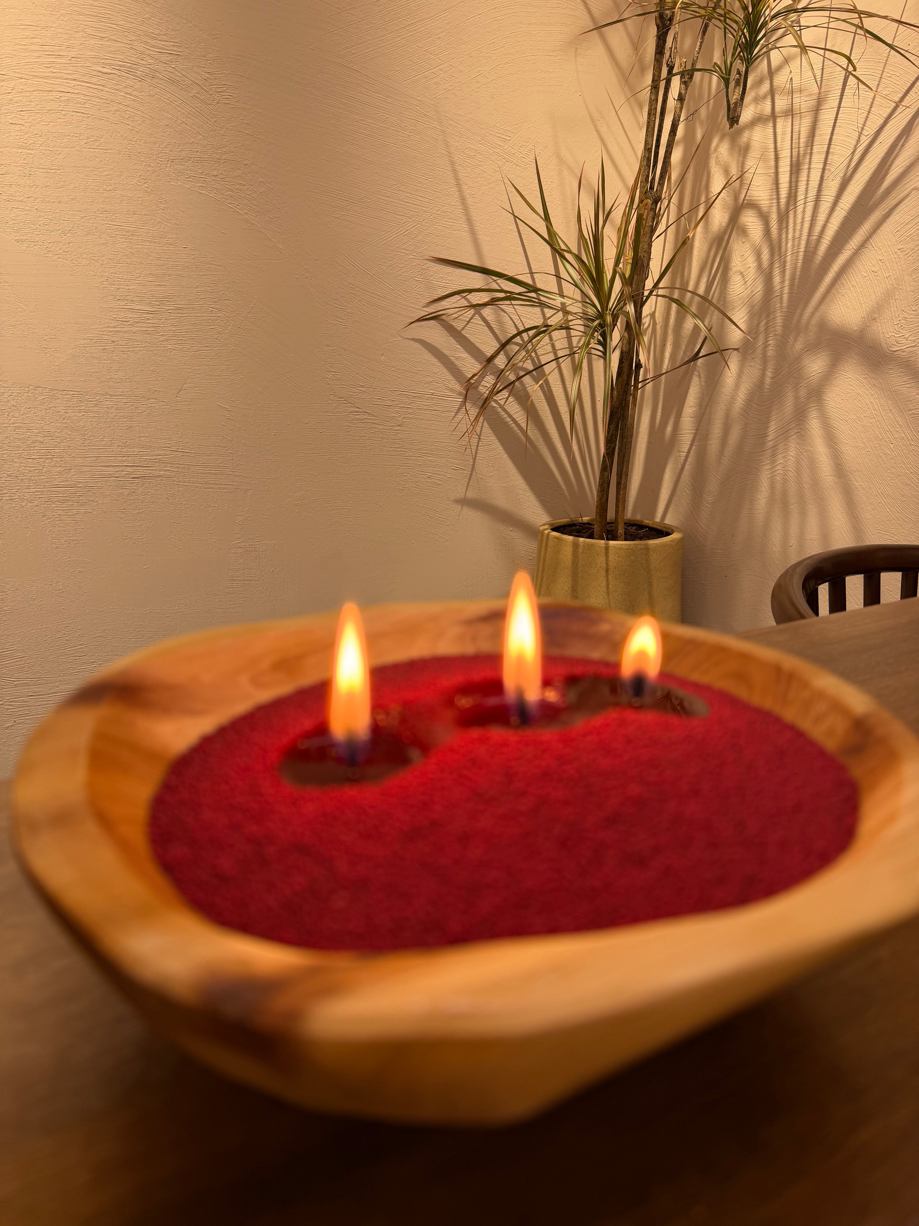 Lumlu {{color}} sand grain candle pearls, eco-friendly plant wax - {{size}}