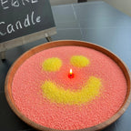 Lumlu {{color}} sand grain candle pearls, eco-friendly plant wax - {{size}}