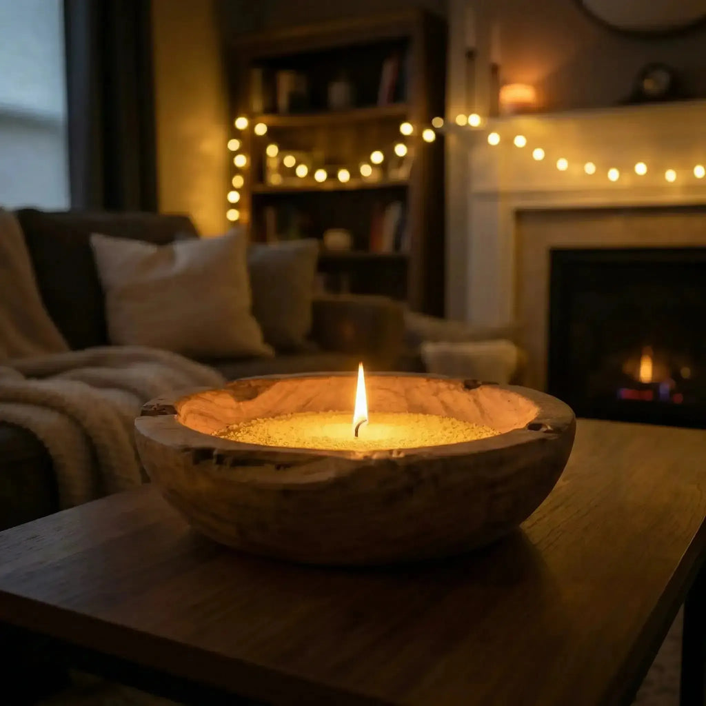 Lumlu {{color}} sand grain candle pearls, eco-friendly plant wax - {{size}}