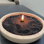 Lumlu {{color}} sand grain candle pearls, eco-friendly plant wax - {{size}}