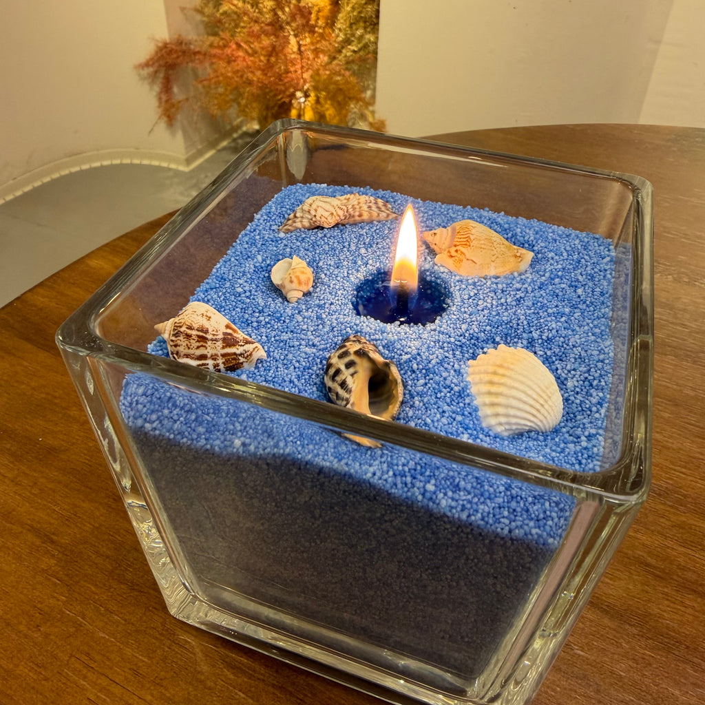 Lumlu {{color}} sand grain candle pearls, eco-friendly plant wax - {{size}}