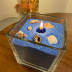 Lumlu {{color}} sand grain candle pearls, eco-friendly plant wax - {{size}}