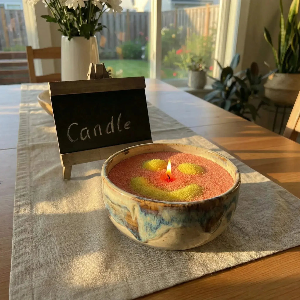 Lumlu {{color}} sand grain candle pearls, eco-friendly plant wax - {{size}}