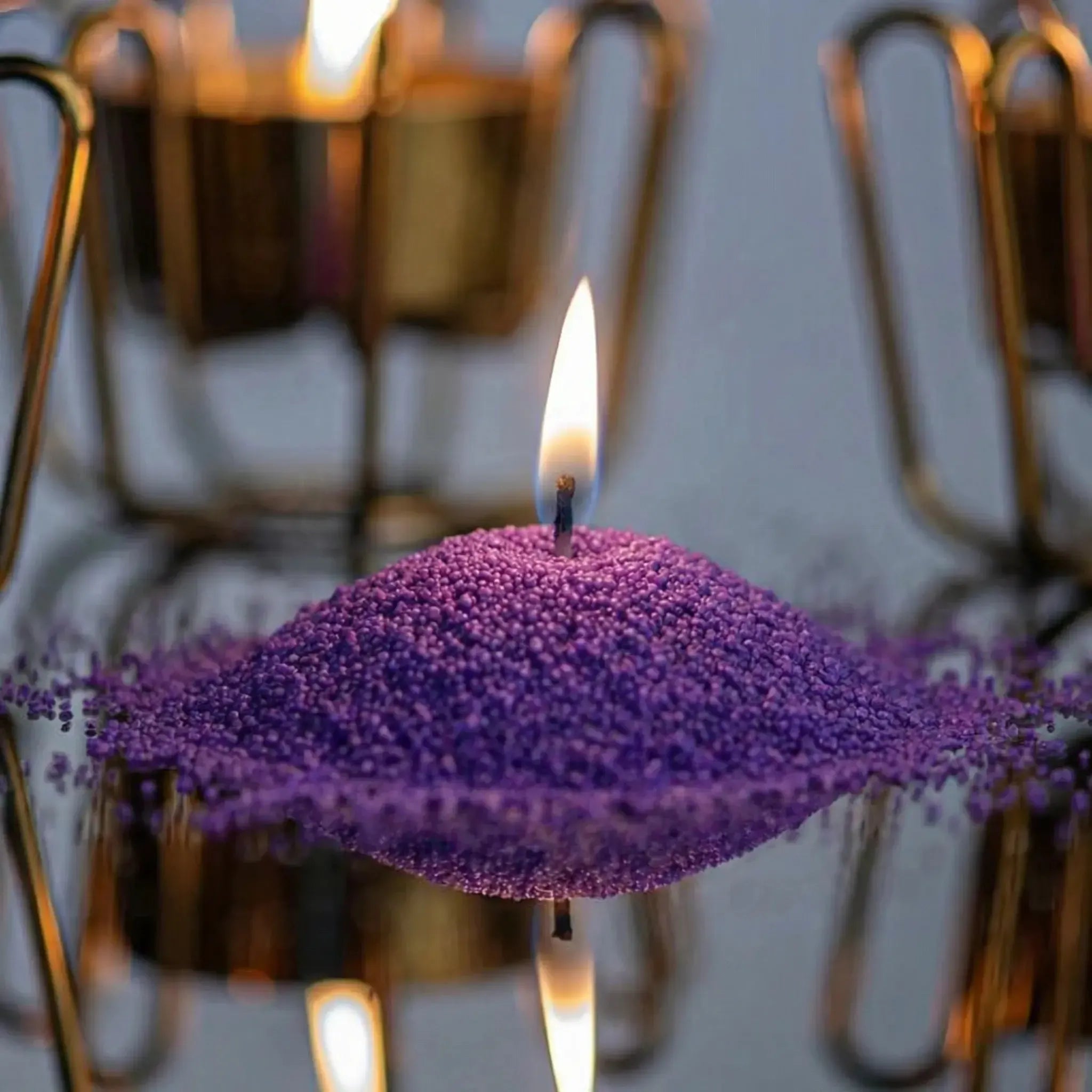 Lumlu {{color}} sand grain candle pearls, eco-friendly plant wax - {{size}}