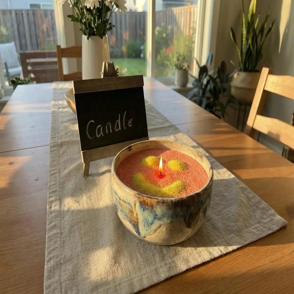 Lumlu {{color}} sand grain candle pearls, eco-friendly plant wax - {{size}}