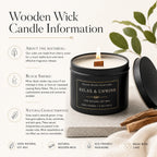 Wooden Wick Holder for DIY Pearl Wax Candles