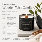 Wooden Wick Holder for DIY Pearl Wax Candles