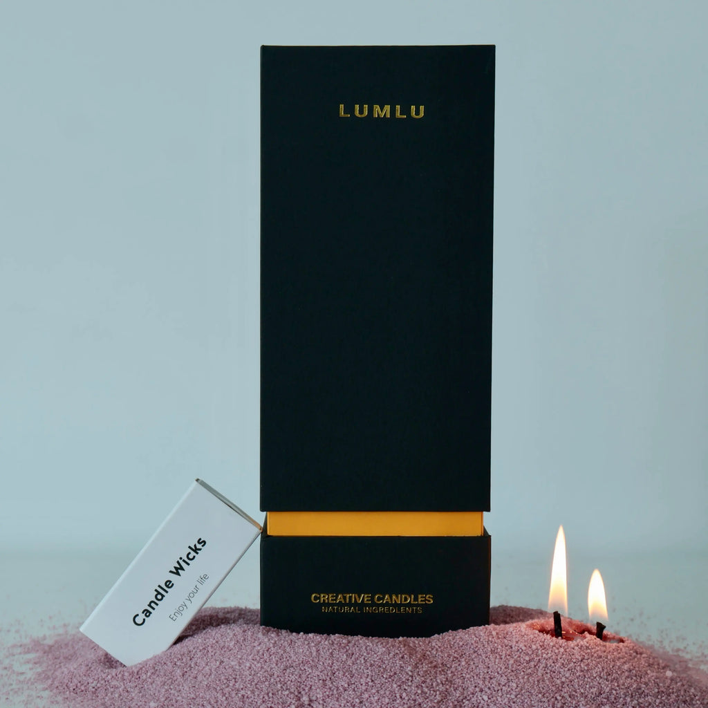 LUMLU Classic Pearl Scented Candle - 18 oz pink | Refillable