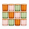 Colorful Glass Candle Jars - main product view