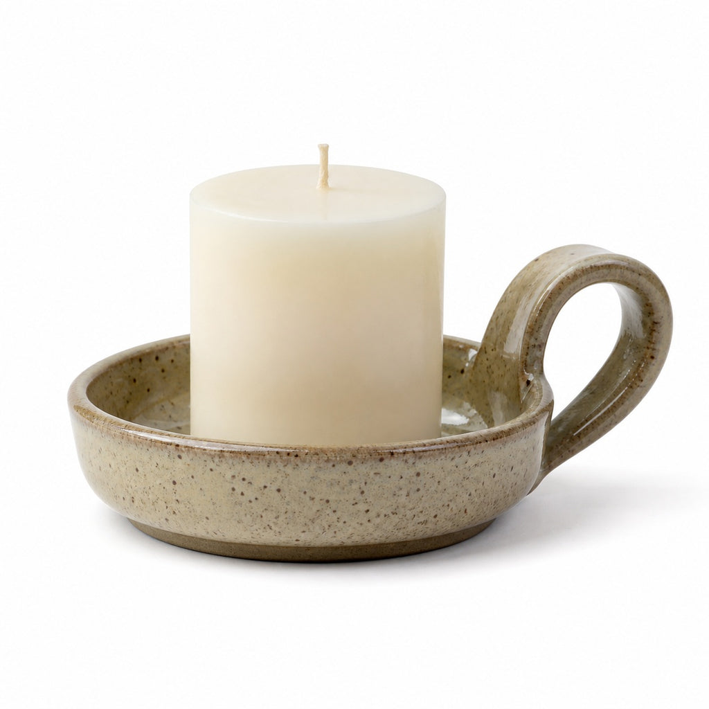 Handled Ceramic Candle Tray - main product view