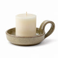 Handled Ceramic Candle Tray - main product view