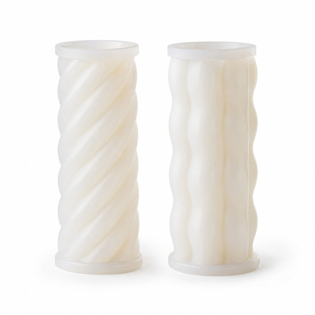 Spiral Wave Candle Molds - main product view