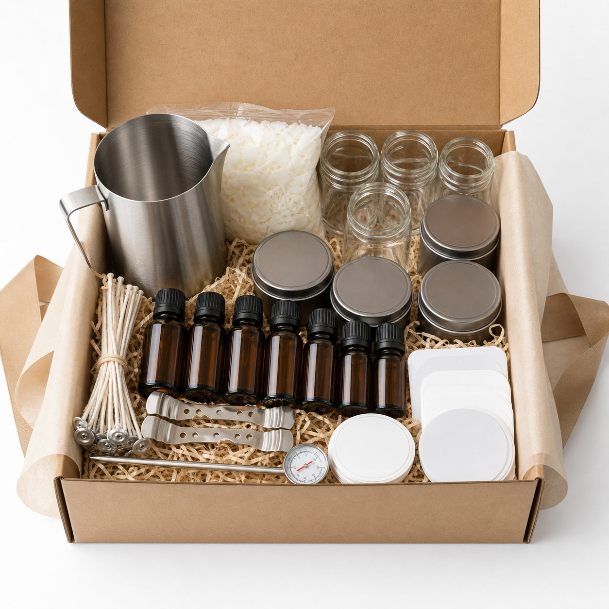 Premium Soy Candle Making Kit - included items