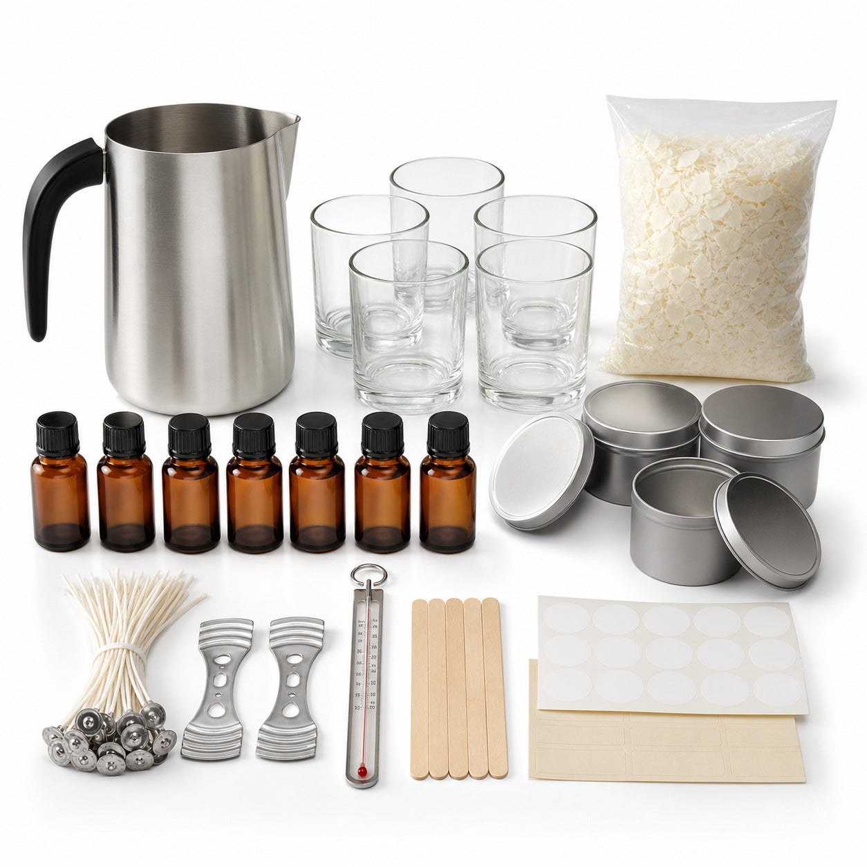 Premium Soy Candle Making Kit - main product view