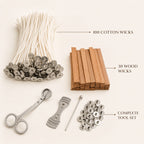 Cotton & Wood Wick Kit - features and dimensions