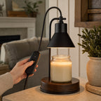 Farmhouse Candle Warmer Lamp - product in use