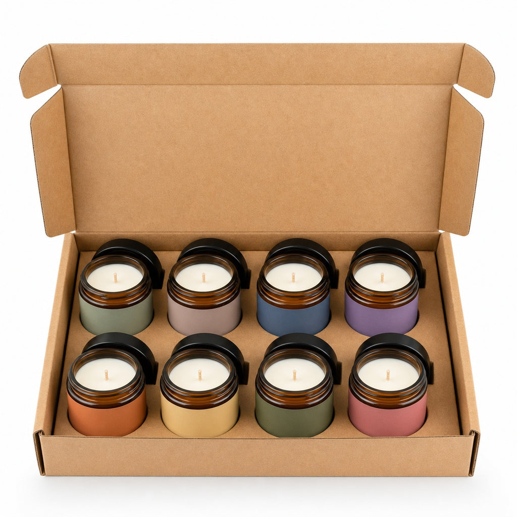 Amber Jar Candle Gift Set - main product view