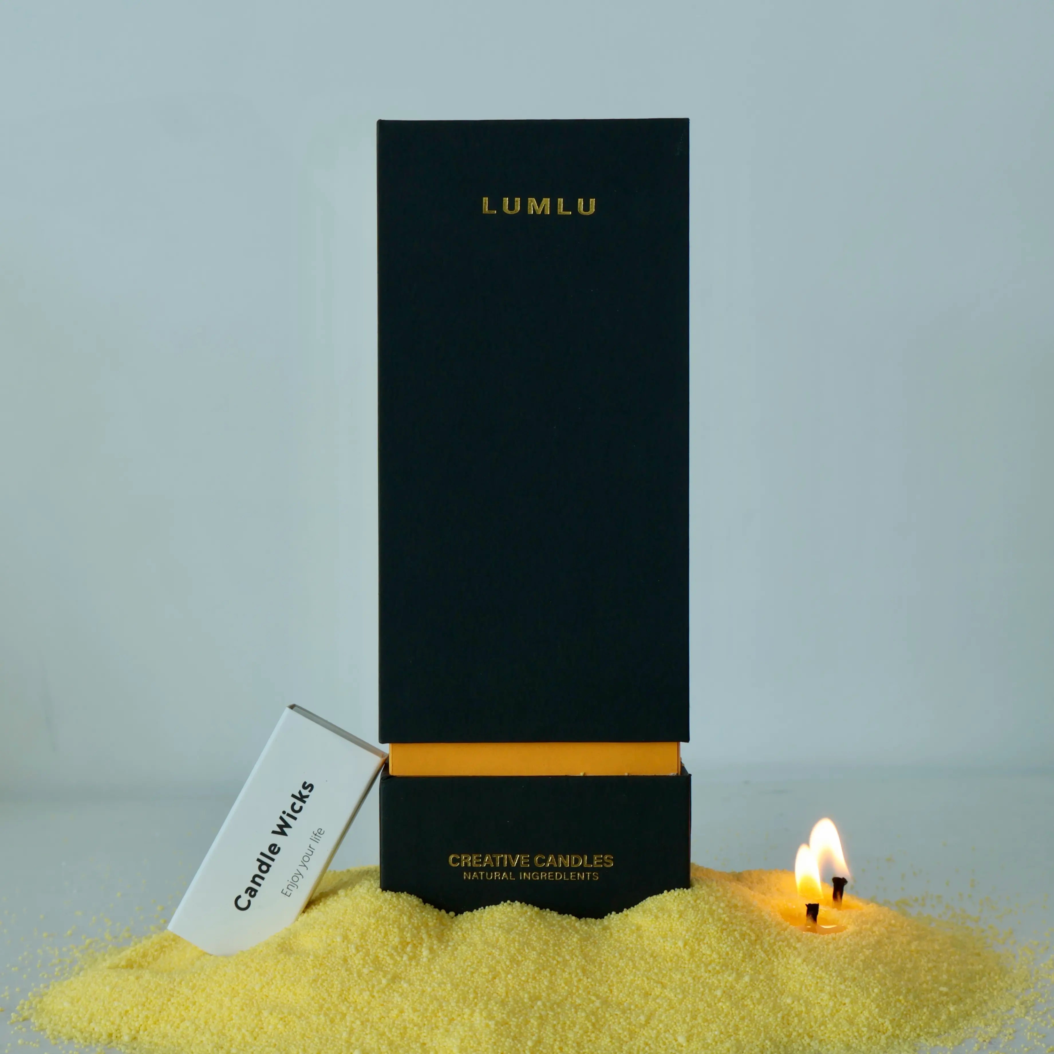 LUMLU Classic Pearl Scented Candle - 18 oz brown | Pearled Candles