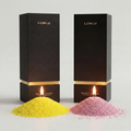 Yellow & Pink Scented Candle Wax Beads 18oz | Refillable Pearled Candles Duo